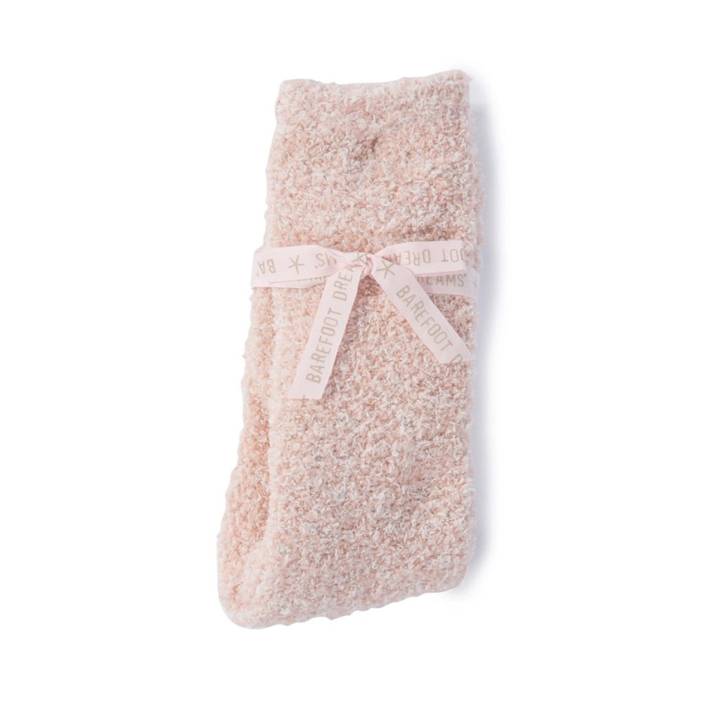 NWT Barefoot Dreams 2 Pairs of Socks Dusty Pink